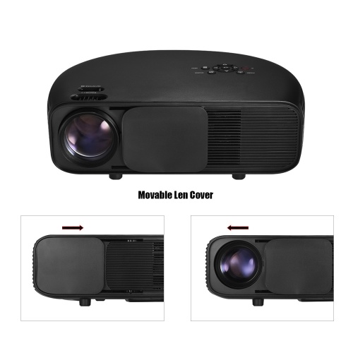 

LCD Projector Full HD LED Projector 1080P Supported 50000 Hours Lamps Life 3200 Lumen with 2*HD/ 2*USB/ VGA/ AV/ Headphone Port Compatible for Laptop PC TV iPhone Android Smartphones Gaming Devices for Movie and PowerPoint Presentation