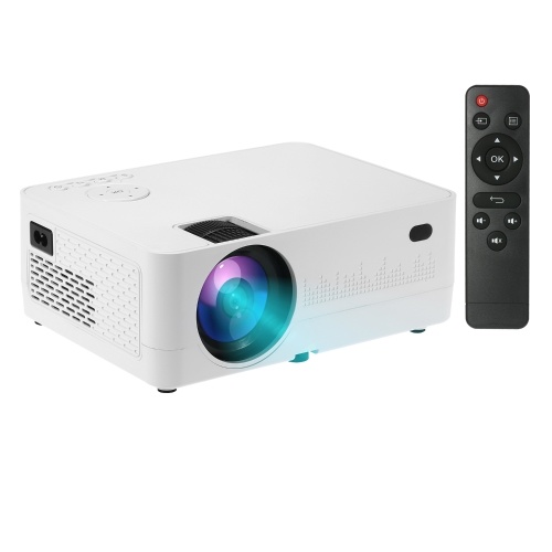 

Portable Home Theater LED Projector 1080P Supported 6500 Lux Home Video Movie Projector