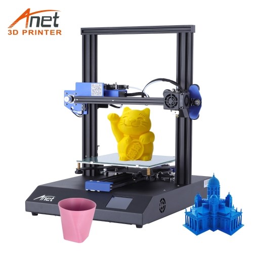 

Original Anet ET4X FDM 3D Printer Kit All Full Metal Frame 2.8 Inch Color Touchscreen Support Resume Printing Filament Run Out Detection 220*220*250mm Build Volume with 8GB TF Card 10m PLA Filament for Home and School Use