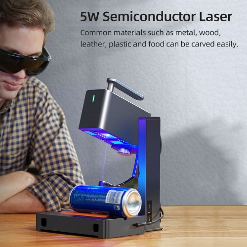 

Laserpecker 2 Pro Version 5 Вт Полупроводниковый лазерный ручной лазерный гравер Маркер Гравировально-отрезной станок с вращающимся роликом