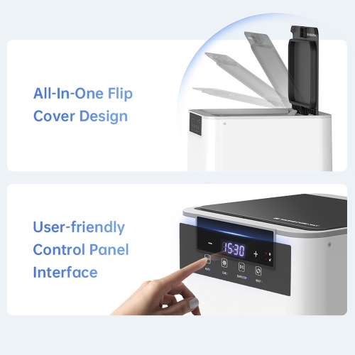Anycubic Wash&Cure Machine for LCD SLA DLP 3D Printer Models with Control Panel Intelligent Fault Detection 