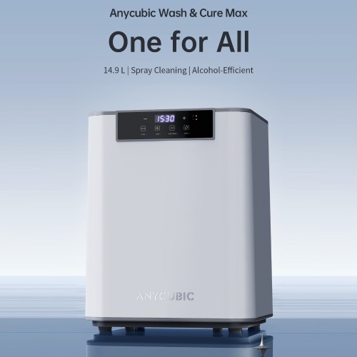 Anycubic Wash&Cure Machine for LCD SLA DLP 3D Printer Models with Control Panel Intelligent Fault Detection 