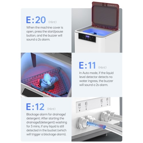 Anycubic Wash&Cure Machine for LCD SLA DLP 3D Printer Models with Control Panel Intelligent Fault Detection 