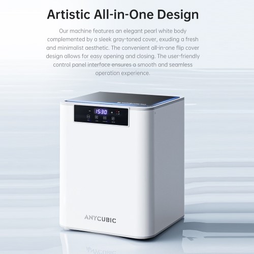 Anycubic Wash&Cure Machine for LCD SLA DLP 3D Printer Models with Control Panel Intelligent Fault Detection 
