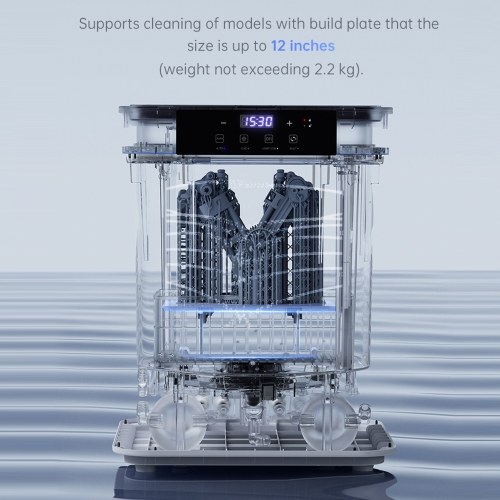 Anycubic Wash&Cure Machine for LCD SLA DLP 3D Printer Models with Control Panel Intelligent Fault Detection 