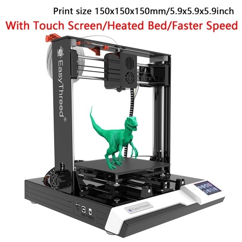 EasyThreed K8 plus 3D Printer FDM Desktop Printing Machine 150x150x150mm Print Size for Beginners Comes with 10m PLA Sample Filament 