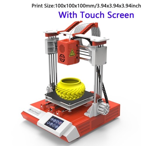 EasyThreed K6 3D Printer FDM Desktop Printing Machine 150x150x150mm Print Size for Beginners Comes with 10m PLA Sample Filament 