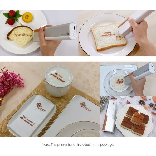 EVEBOT Ink Cartridge for PrintPen Handheld Food Printer ink Replacement 18ml Capacity Portable for Mini Coffee Latte Art DIY Patterns Design 