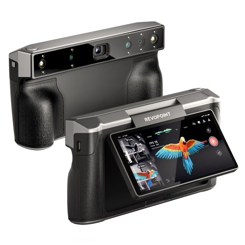 Revopoint MIRACO 3D Scanner for 3D Printing Wireless Handheld 3D Model Scanning 15 fps Scan Speed Up to 0.02 mm Precision Full Color RGB Camera