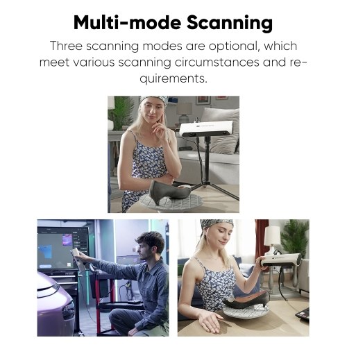 3DMakerpro Lynx Handheld 3D Scanner for 3D Printing 0.1mm Accuracy&10FPS Scanning Lightning-Fast Speed Compatible with Win10/11 and MacOS 11/12 (Premium) 