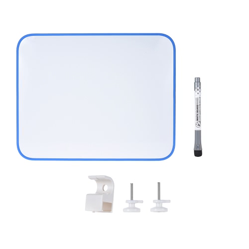 

Dry Erase Magnetic Drawing Writing Board Whiteboard with Pen Holder Plastic Frame for Officer Students Kids 35 * 28cm / 14 * 11in