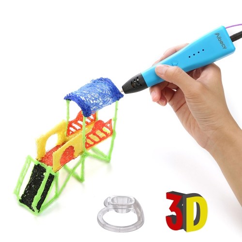 

Aipecy 3D-ручка для печати с ручкой-держателем работает с ABS PLA Filament для детей Art Craft Drawing DIY Gift