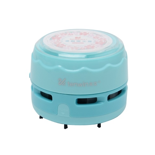 

Tihoo Mini Cute Desktop Table Vacuum Cleaner Battery Operated Dust Collector Portable Handheld Cordless Corner Sweeper