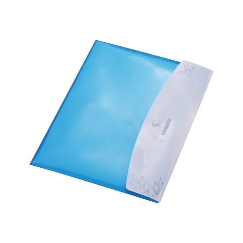 

Двойные карманы PlasFtic File Envelope Водонепроницаемый портфолио для документов с закрытием кнопки