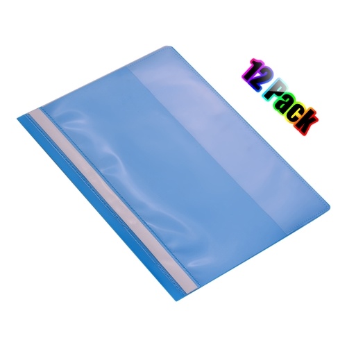 

12pcs Clear Front Report Covers Project File Protector Letter Size