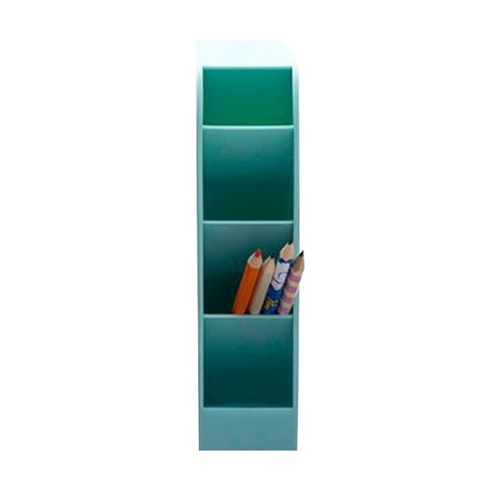 

1pc Desk Organizer 4 Compartments Fashion Mutifunctional Pen Holder Pencil Makeup Storage Box Durable PP Material