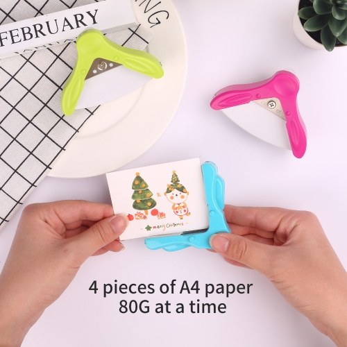 

KW-triO Corner Rounder Punch R5mm Round Corner Trimmer Cutter for Card Photo Paper Laminating Pouches