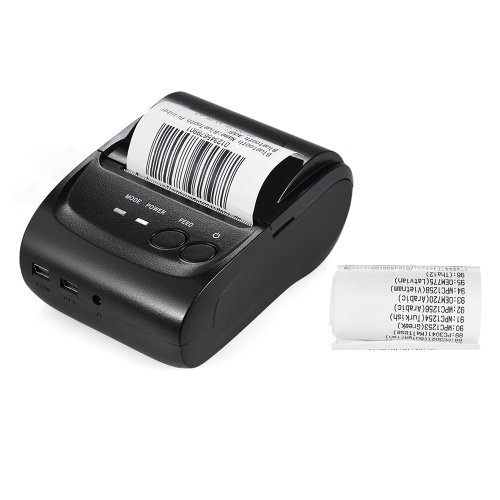 

Second Hand POS-5802DD Mini Portable Wireless USB Thermal Printer Receipt Ticket POS Printing for iOS Android Windows