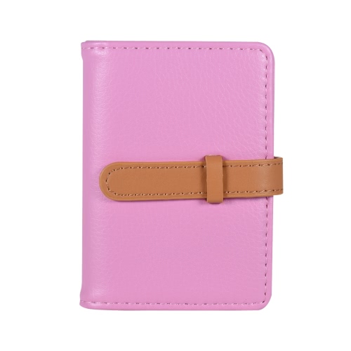 

Stylish Synthetic PU Leather Business Bank ID Name Credit Card Holder Case Bag Wallet with 26 Card slots