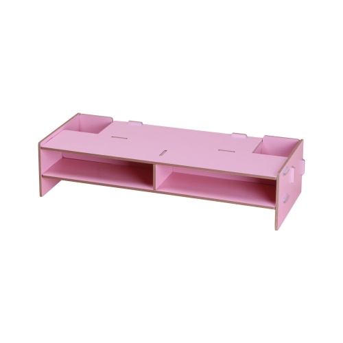 

Деревянный монитор для монитора подставки Riser Computer Desk с гнездами для хранения офисных принадлежностей Школьные учителя