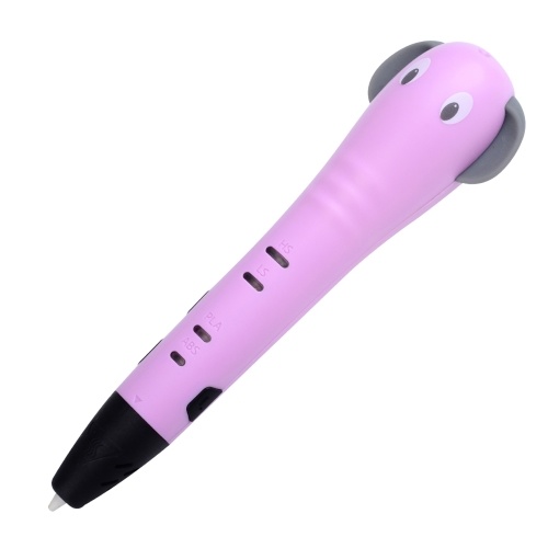 

Multifunctional Intelligent 3D Drawing Printing Printer Pen with PLA Filament Refills Cartoon Image Gifts for Kids Children DIY Craft Non-Clogging