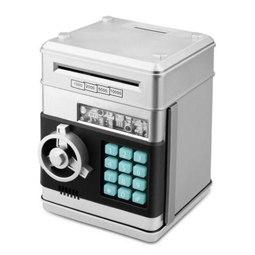 

Automatic Roll Mini Paper Money Storage Machine Lock Password Coin Cash Box (P-ink)