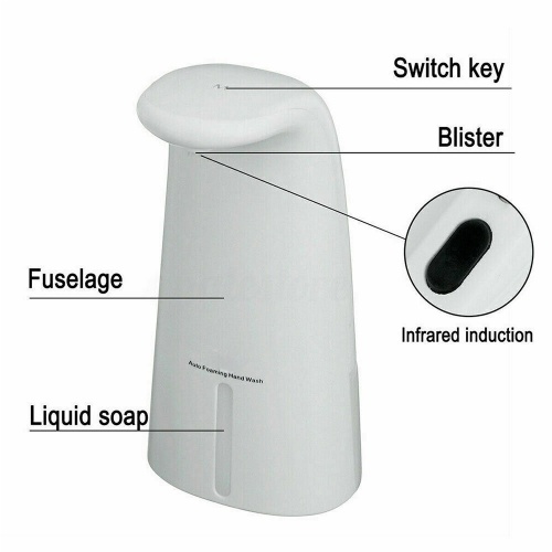 

250ML Automatic Soap Dispenser Touchless IR (Pink)