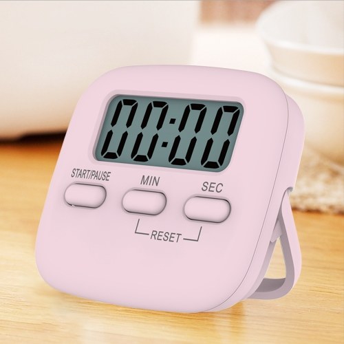

Portable Digital Kitchen Timer Magnetic Cooking Countdown Alarm with LCD Screen Stand for Study Sports Cooking Gaming Office