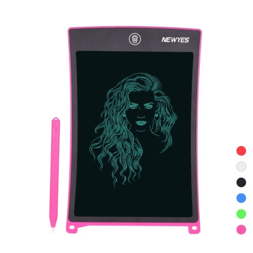 NEWYES 8.5 Inch LCD Writing Tablet Portable Reusable Electronic Digital Drawing Board Graphics Handwriting Pad Single Color Screen