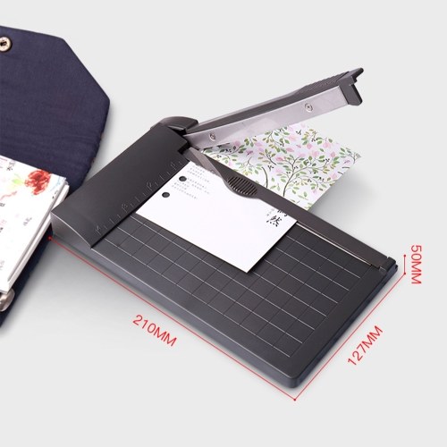 KW-triO Mini Paper Trimmer Guillotine Cutter 6 Inch (160mm) Cut Length Desktop Paper Cutting Machine with Security Cutter Head for Craft Paper Photos Cards Scrapbooking Office Home Supplies 