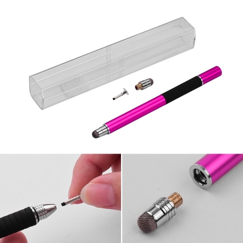 

2-in-1 Precision Stylus Pen with Conductive Head and Disc Tip