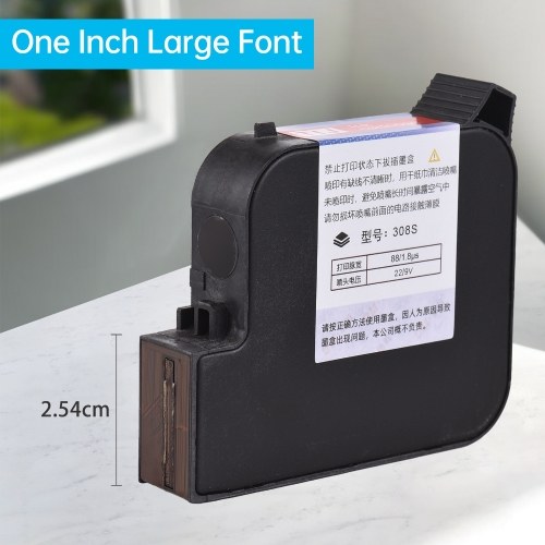 308S Ink Cartridge Replacement Quick-Drying 45ml for M20/T50 Handheld Inkjet Printer(Red) 
