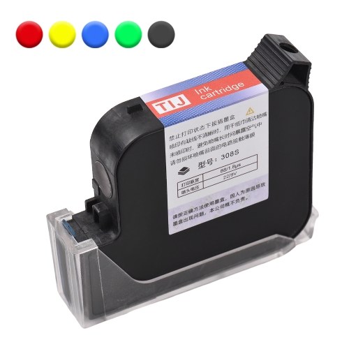 308S Ink Cartridge Replacement Quick-Drying 45ml for M20/T50 Handheld Inkjet Printer(Red) 