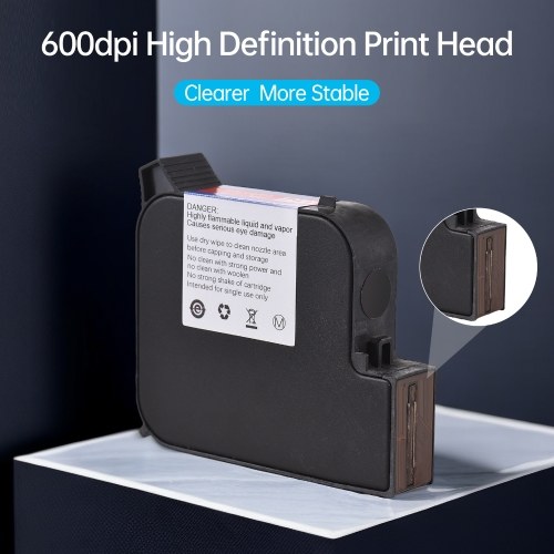 308S Ink Cartridge Replacement Quick-Drying 45ml for M20/T50 Handheld Inkjet Printer(Red) 