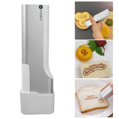 EVEBOT Printpen Handheld Food Printer Portable Mini Kaffee Latte Art Inkjet für DIY-Muster Design