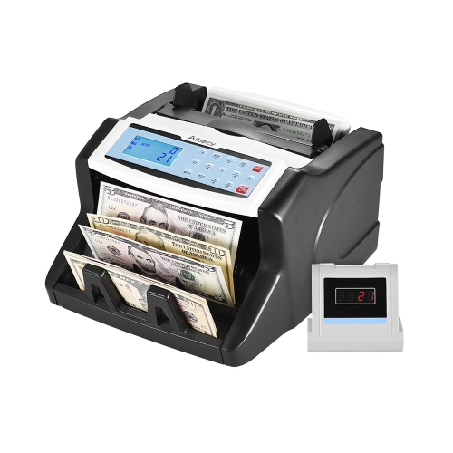 

Aibecy Automatic Multi-currency Banknote Counter for US Dollar Euro Pound AUD HKD Ruble