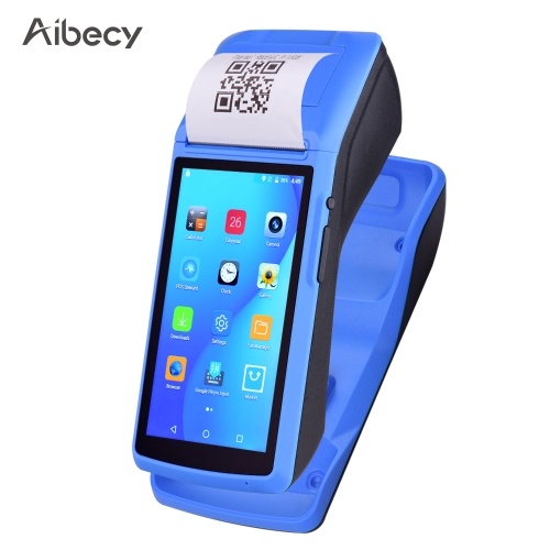 

Aibecy All in One Handheld PDA Printer Wireless Android POS Payment Terminal Receipt Printer