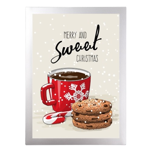 A4 Document Sign Holder Frosted Magnetic File Frame