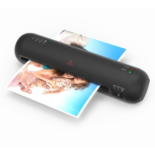 

Desktop Laminator Machine Set A4 Size Hot and Cold Lamination 2 Roller System