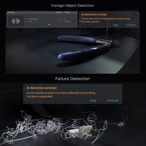 Creality K1 Max FDM 3D Printer Buit-in AI LiDAR and AI Camera 300x300x300mm Large Build Volume 600mm/s Printing Speed 