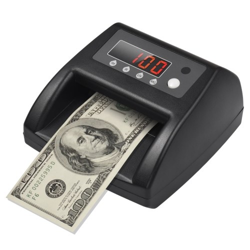 Mini UV Counterfeit Bill Detector USD Money Counter
