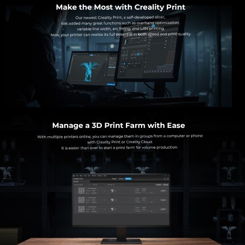 Creality CR10-SE 3D Printer Auto-leveling Built Platform 220x220x265mm Support Remote Control 
