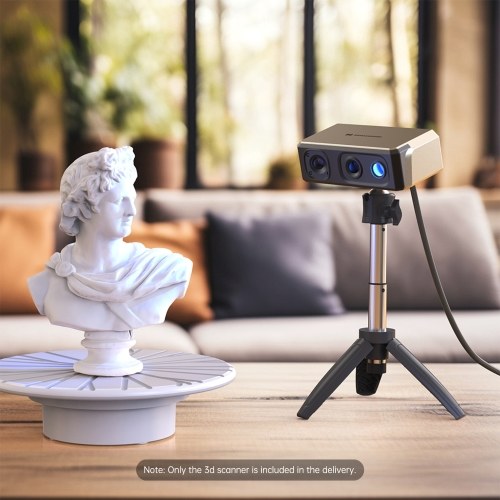 3DMakerpro Seal 3D Scanner for 3D Printer with 0.01mm Accuracy 24-bit Color Camera 10FPS Scanning Speed Anti-Shake Scan 3D Model Scanner Compatible with Android/iOS/Win10/MacOS System 