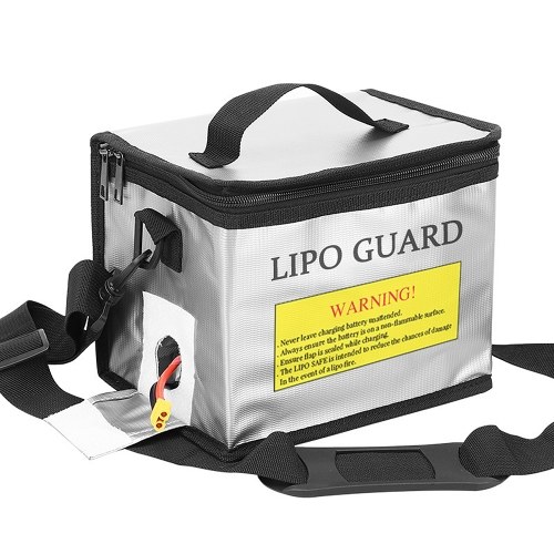 

Портативная огнестойкая сумка Lipo Safe, взрывобезопасная защитная батарея, водонепроницаемая сумка с ручкой-ремешком на молнии