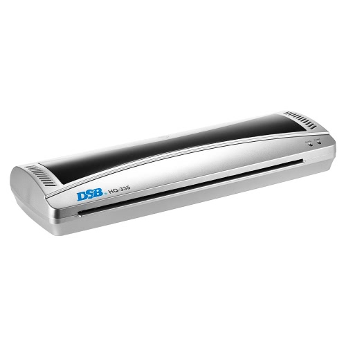 DSB HQ-335 A3 Photo Hot Cold Laminator 2 Roller Quick Warming Up Fast Laminating Speed for 80-125mic Film Laminating with Jam Release EU Plug