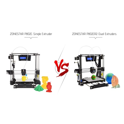 

ZONESTAR P802C RepRap Prusa i3 3D Printer DIY Kit Acrylic Frame Auto Leveling with Multi-Languages 2004 LCD Display Heat Bed 220 * 220 * 220mm Big Printing Size High Accuracy Support Upgrade Filament Detect Resume Engraver Work with 1.75mm PLA ABS Filamen