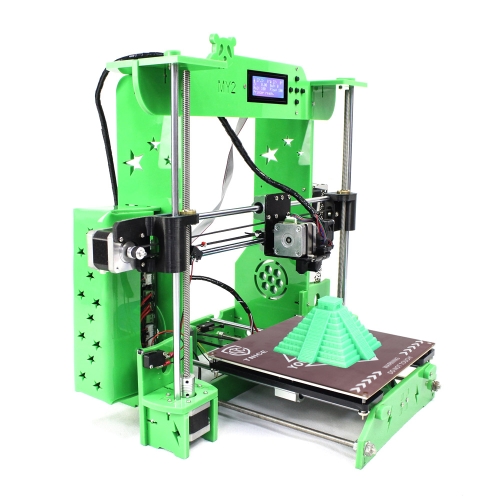 

TNICE MY2 Desktop RepRap i3 3D Printer DIY Kit ST Mainboard Integrated Extruder 2004 LCD Display Acrylic Frame with 100m PLA Filament Work with ABS PLA Wood