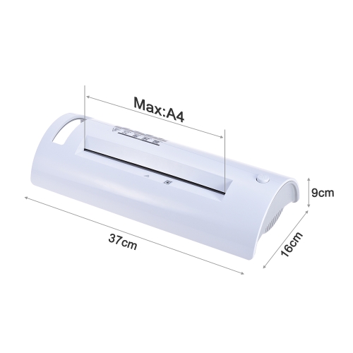 

Aibecy A4 Photo/Paper/Document Hot Laminator Quick Warming Up Fast Laminating Speed Temperature Adjustable for 75/100/125mic Pouch