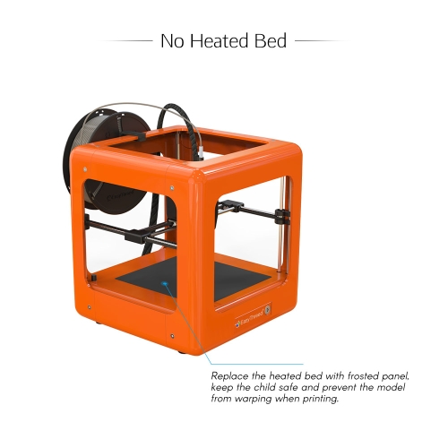 

EasyThreed E3D Nano Entry Level Desktop 3D Printer for Kids Students No Assembling Quiet Working Easy Operation High Accuracy