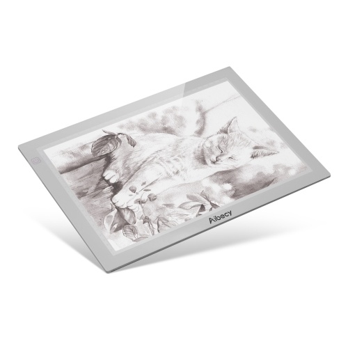 Aibecy White A4 Ultra-thin Portable LED Light Box Tracer